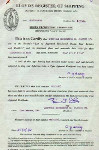 Whisper Lloyds Certificate